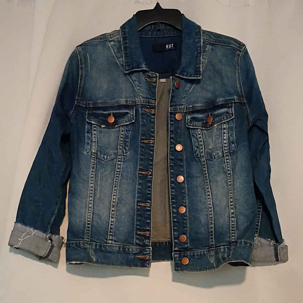 Kut from the Kloth Indigo Denim Jacket